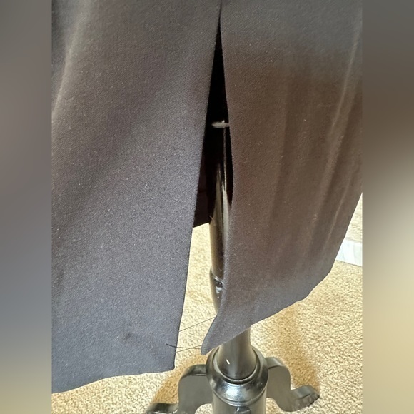 Moda International Black Midi Skirt Sz 6‎ - Picture 4 of 5